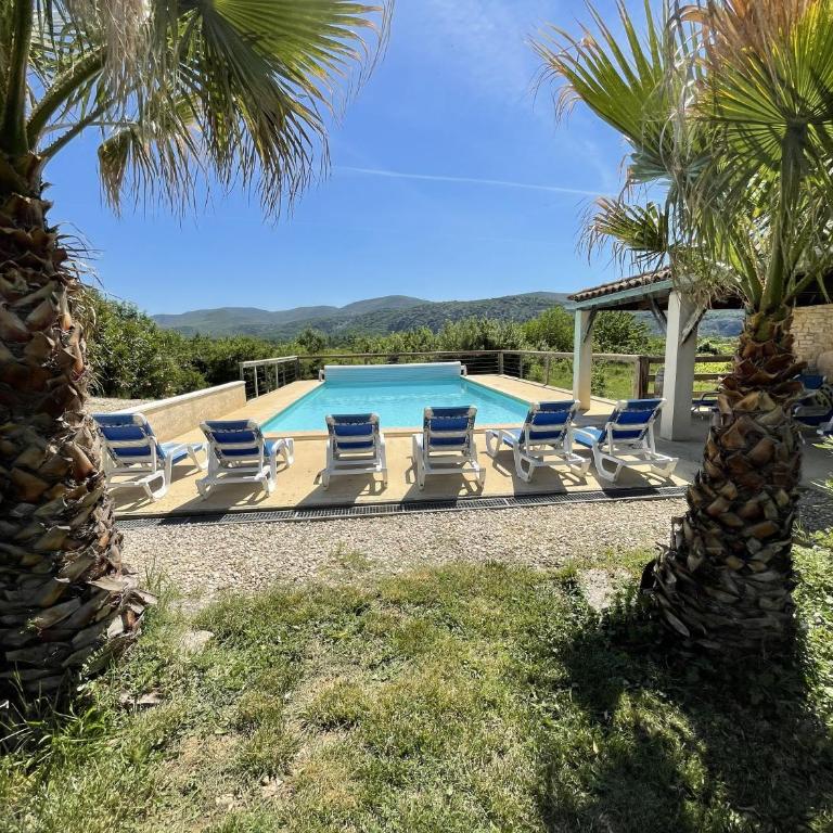 Villa Vallon Pont d'Arc - Appartement 3 Chambres avec Vue - 1