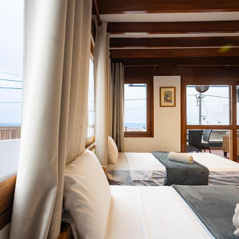 El Templo Surf House - Quadruple Room with Sea View - 23