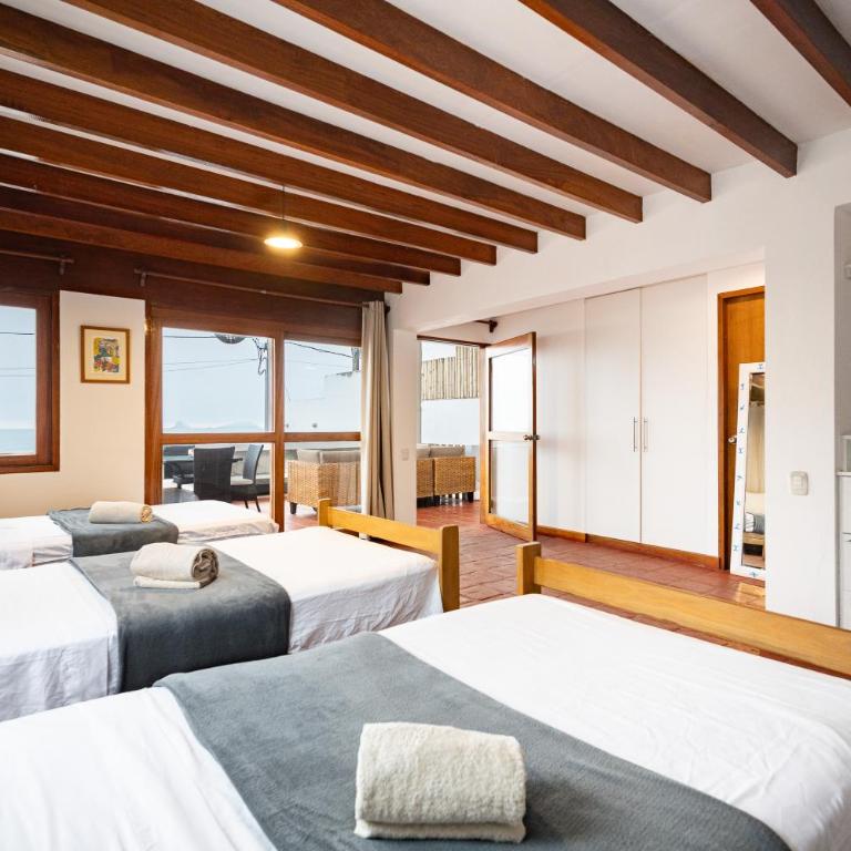 El Templo Surf House - Quadruple Room with Sea View - 25