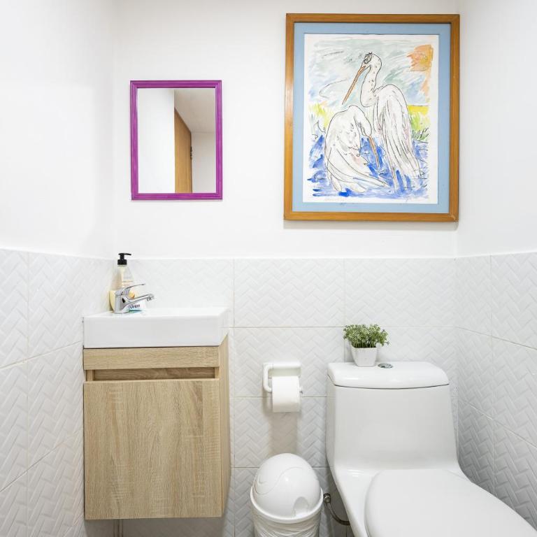 El Templo Surf House - Quadruple Room with Sea View - 31