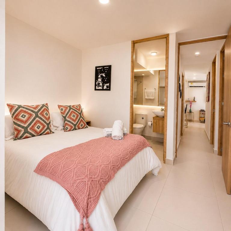 Salinas Dune Apt, Air conditioning, Pool & Sea View - Three-Bedroom Apartment with Sea View - 18
