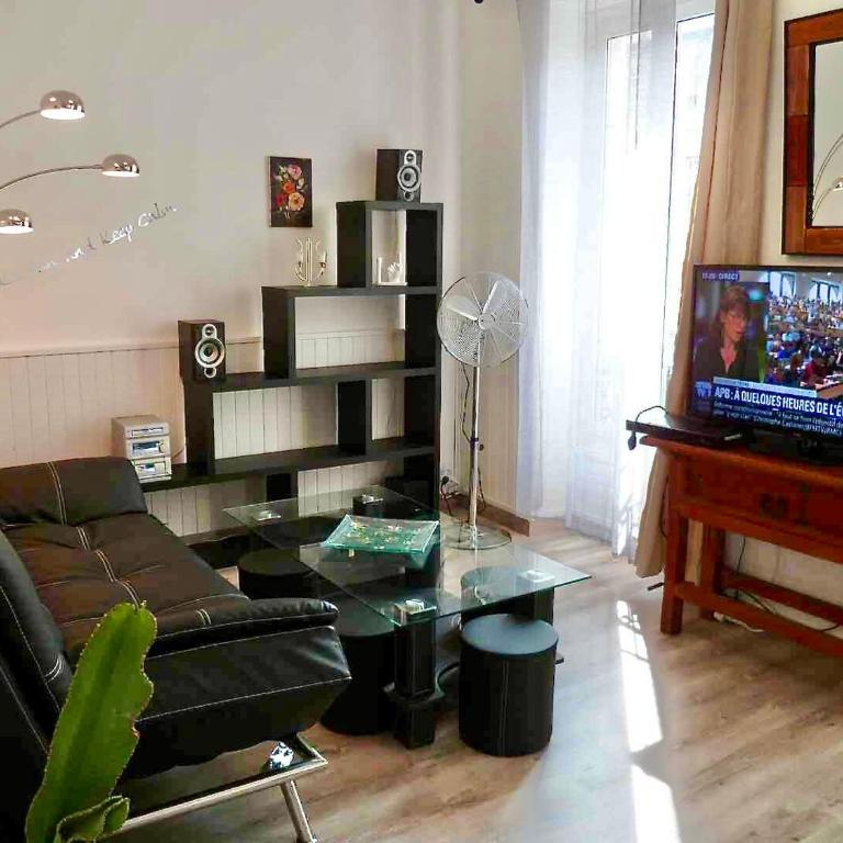 Joli 3 pièces, 7 pers, très lumineux, Nice centre - Apartment mit 2 Schlafzimmern - 4