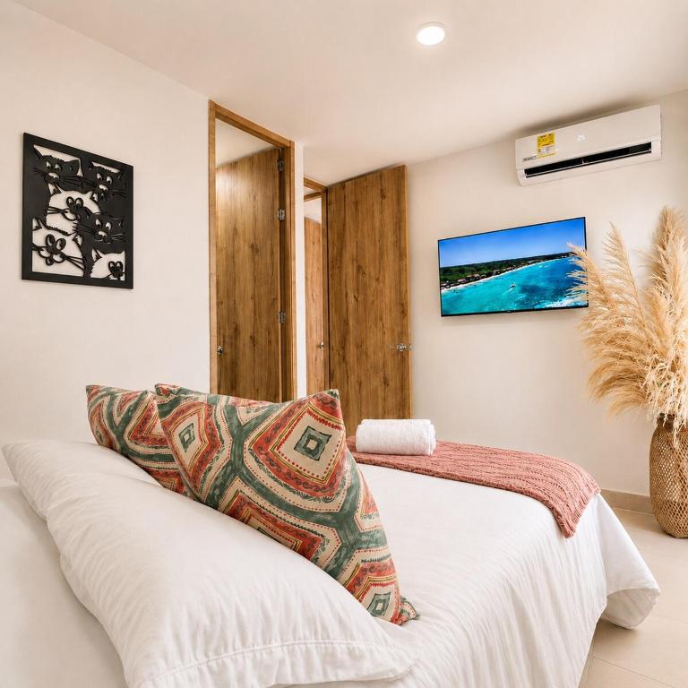 Salinas Dune Apt, Air conditioning, Pool & Sea View - Three-Bedroom Apartment with Sea View - 29