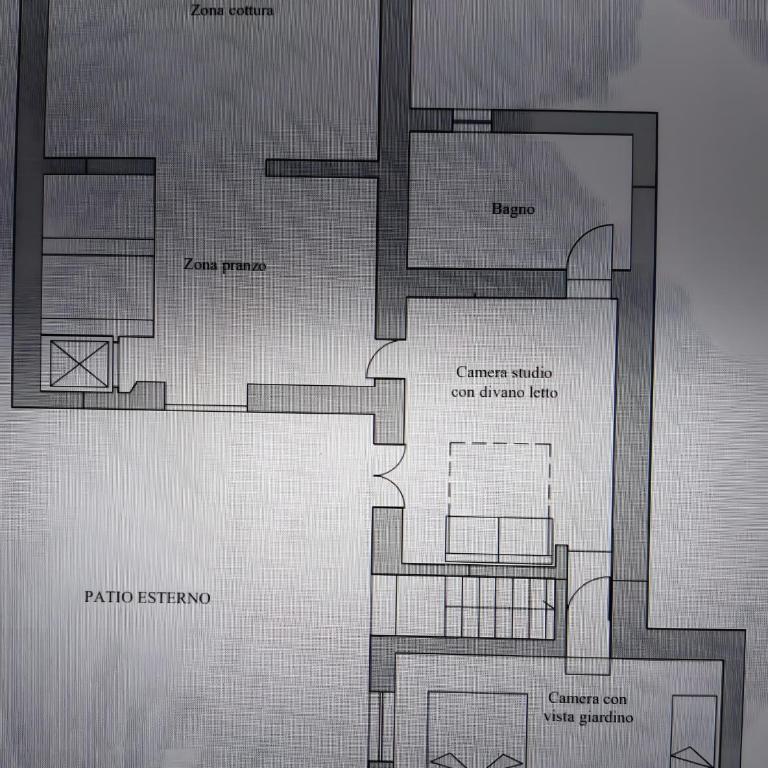 Casina ai Fraginesi - Appartamento con 1 Camera da Letto e Vista Giardino - 34
