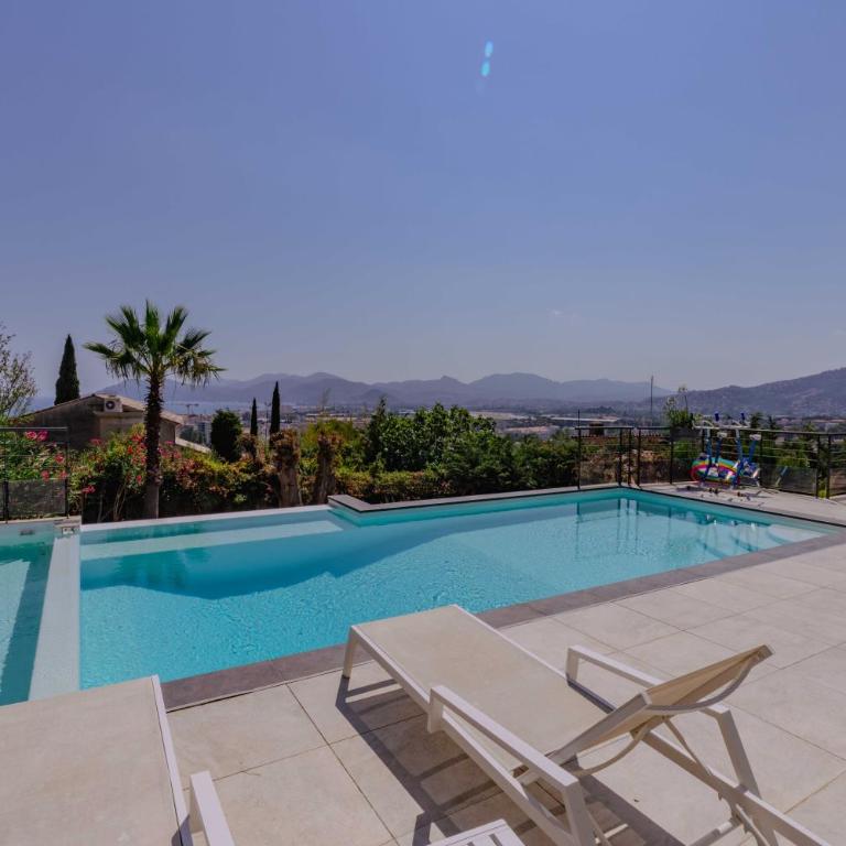 Luxury Villa Cannes Pool Sea View 10 People - Villa - 29