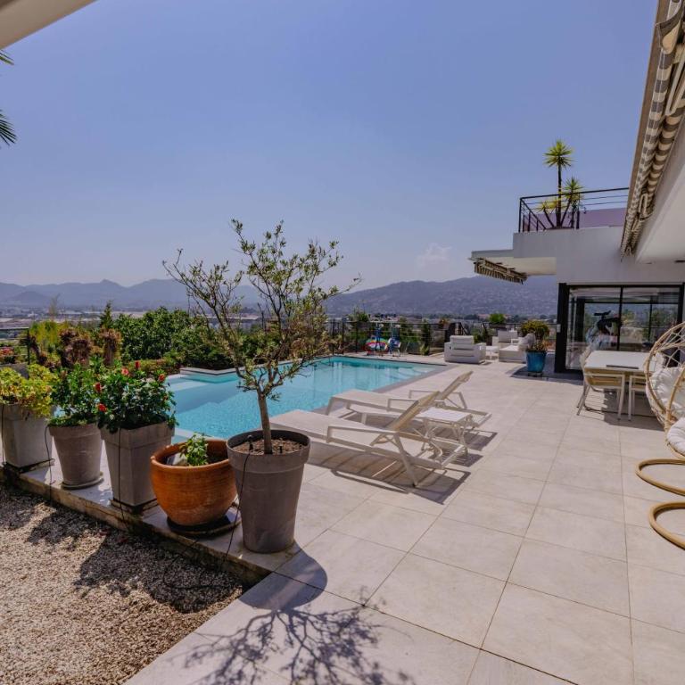 Luxury Villa Cannes Pool Sea View 10 People - Villa - 36
