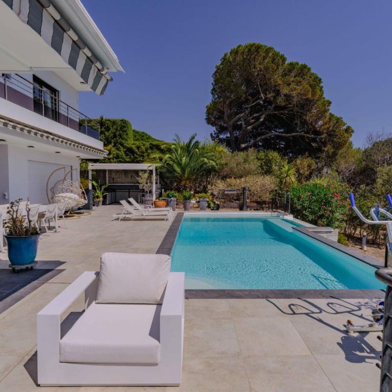 Luxury Villa Cannes Pool Sea View 10 People - Villa - 55