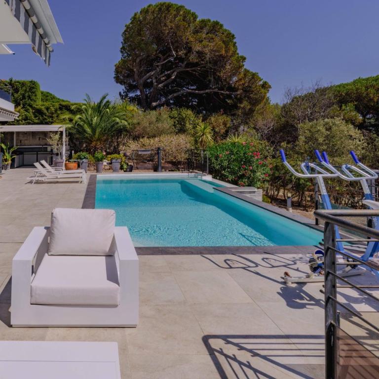 Luxury Villa Cannes Pool Sea View 10 People - Villa - 25