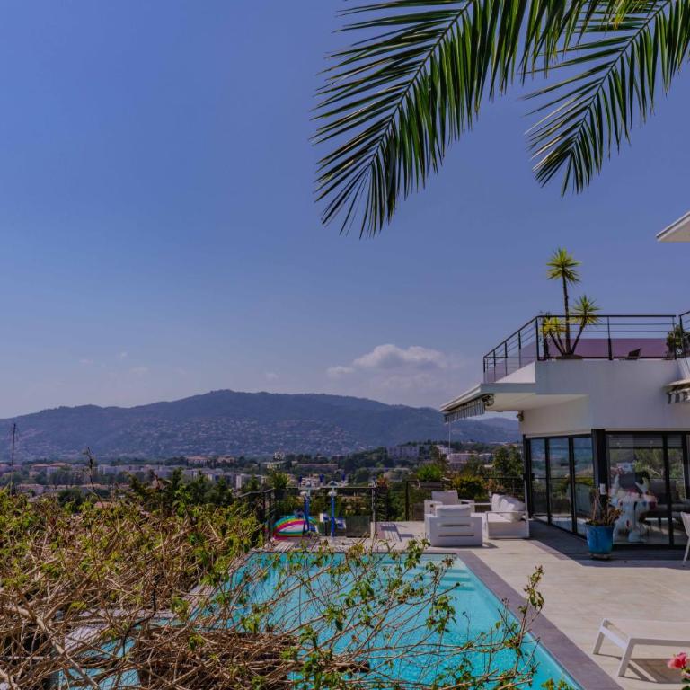 Luxury Villa Cannes Pool Sea View 10 People - Villa - 39