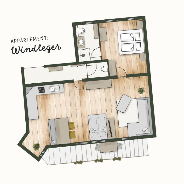 Appartements Haus am Dachstein - One-Bedroom Apartment - 12