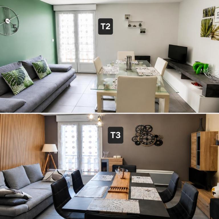 LE TOURISTIC Appartements T2 et T3 - Appartement avec Vue sur la Montagne - 1