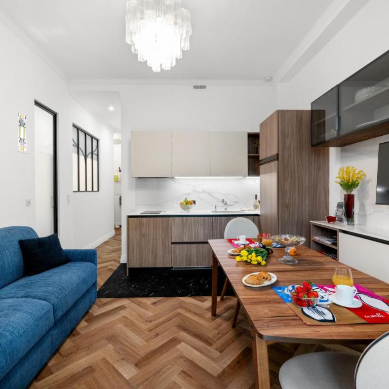 le Côte d'Azur Art Deco Apartment - Apartment mit 1 Schlafzimmer - 16