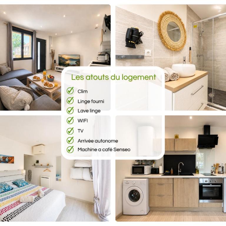 "Le 10ème Dragon" Entrée autonome - Linge - Wifi - Appartement 1 Chambre - 2