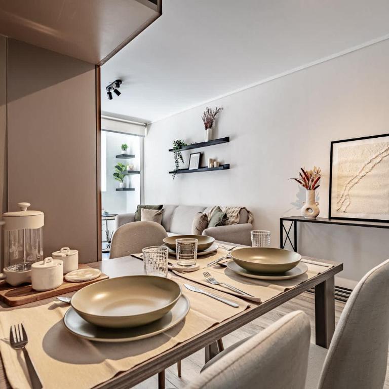 Charming 1BR in Santiago WiFi & Equipped Kitchen - Apartment - 8