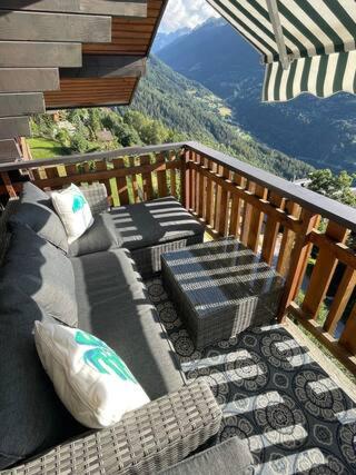 Magnifique appartement 4 pièces et demi, mansardé, avec vue, à Veysonnaz - Appartement 3 Chambres avec Vue sur la Montagne - 10