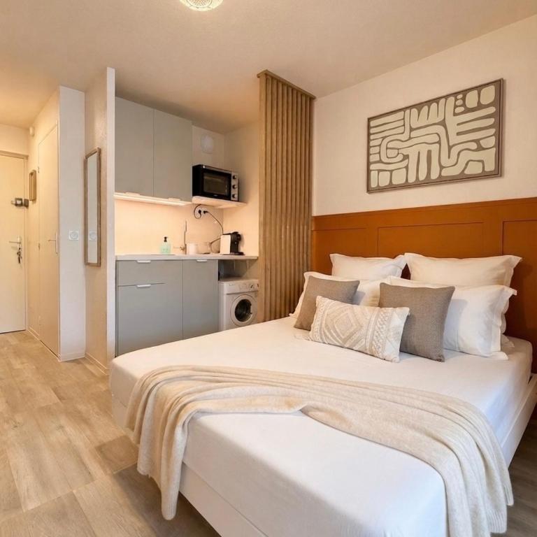 Studio calme, jardin, à 2 min de la mer, parking - Appartement 1 Chambre - 1