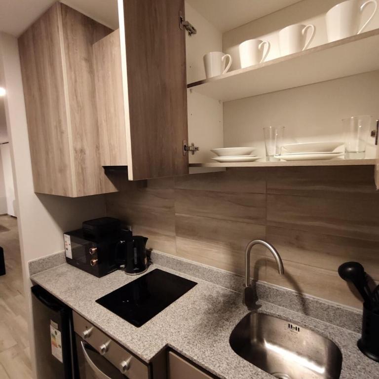 Nuevo Home Studio para 3 personas centro de Santiago Barrio Paris Londres D103 - One-Bedroom Apartment - 4