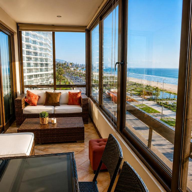 Depto frente al mar - La Serena - Piscina y terraza - Apartamento de 3 dormitorios con vistas al mar - 1