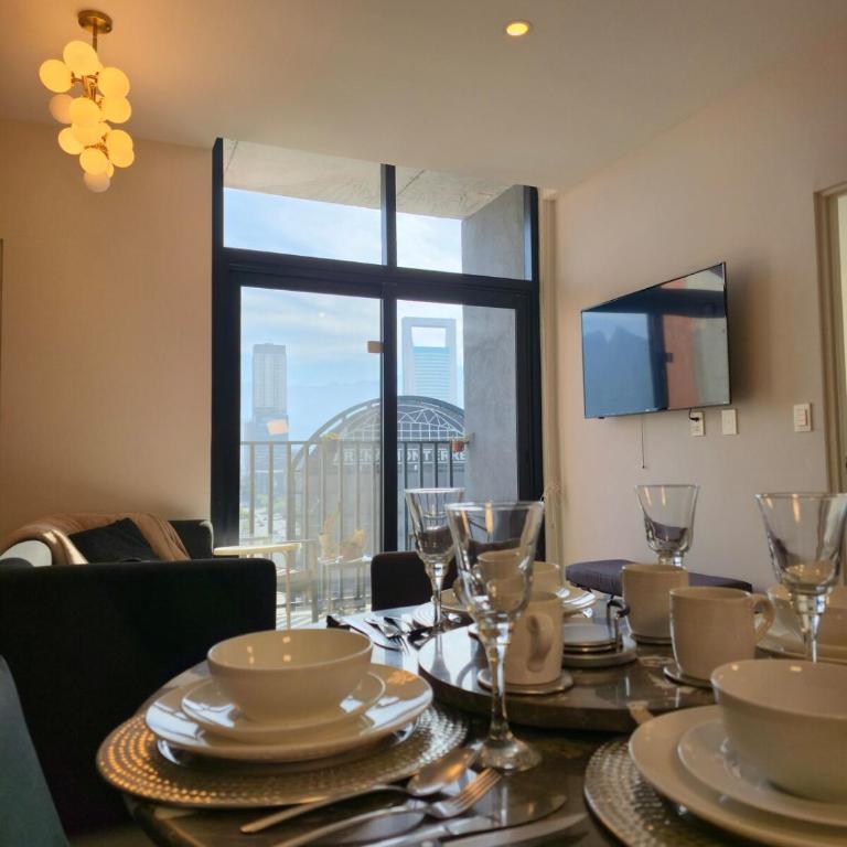 KING BED GREAT VIEW Across Fundidora & ARENA MTY - Apartamento de 2 dormitorios - 13