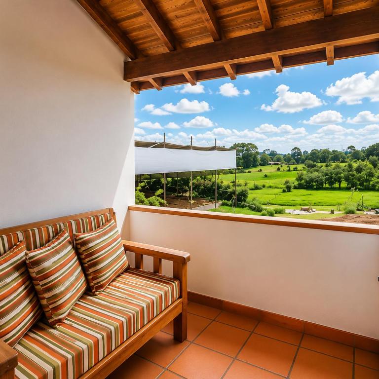 Hotel Campestre Refugio Ecuestre Rionegro - Habitación Doble Deluxe con balcón - 2