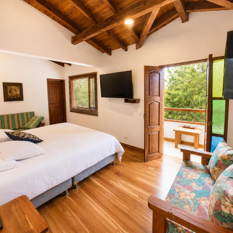 Hotel Campestre Refugio Ecuestre Rionegro - Habitación Doble Deluxe con balcón - 1