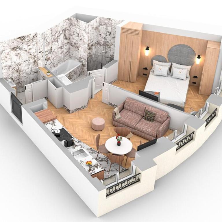Haussmannian luxury - Appartement 1 Chambre - 47