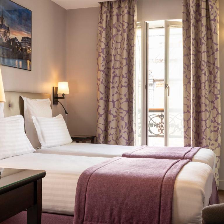 Hôtel Le Relais Saint Charles - Habitación Doble Clásica con vistas a la calle - 2 camas - 8