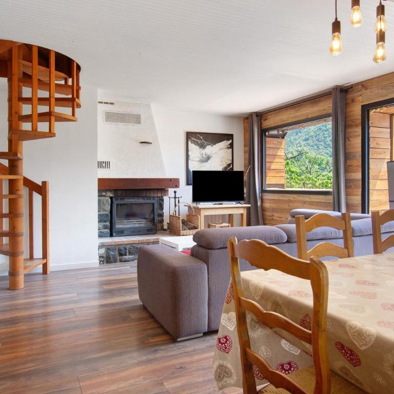 Gite Les Grillons - Appartement 2 Chambres avec Vue sur la Montagne - 10