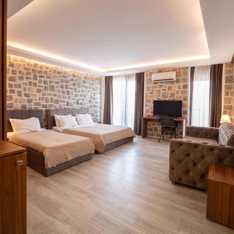 Agape Rose Hotel - Porodična Soba sa Balkonom i Pogledom na More - 27