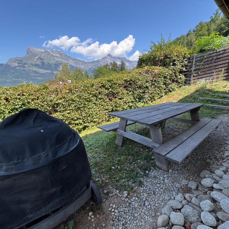 Chalet cosy proche Tramway du Mont-Blanc et centre - Chalet - 35