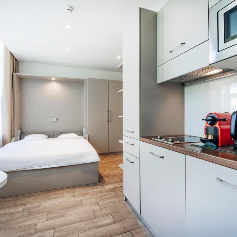 Brera Serviced Apartments Munich West - Appartamento M con Letto King-Size e Terrazza - 1