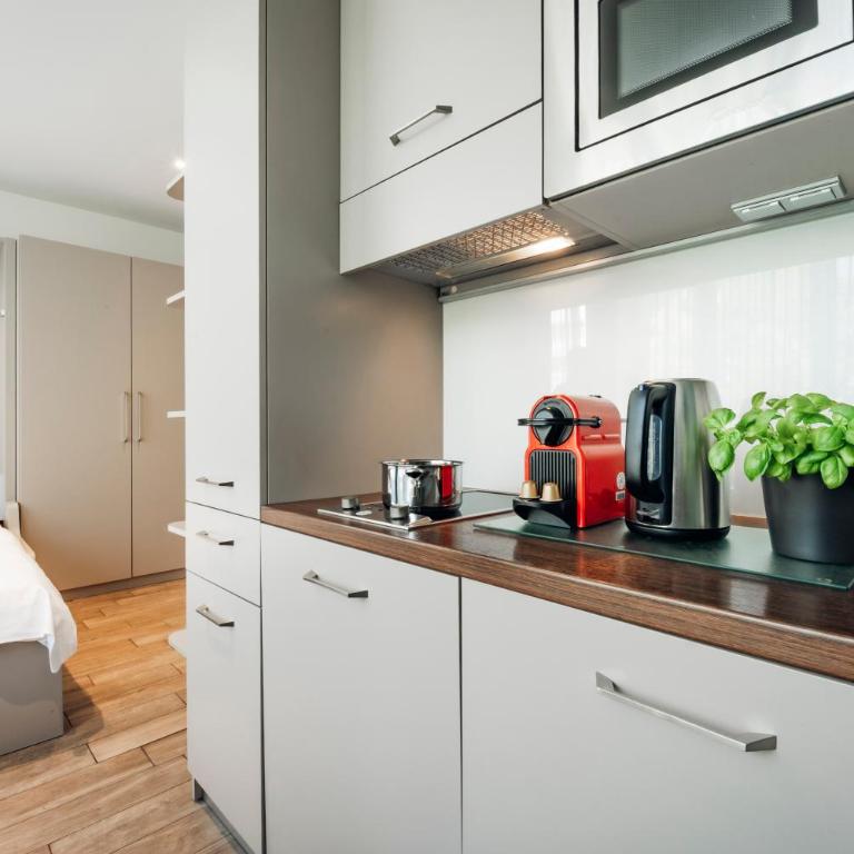 Brera Serviced Apartments Munich West - Appartamento M con Letto King-Size e Terrazza - 5