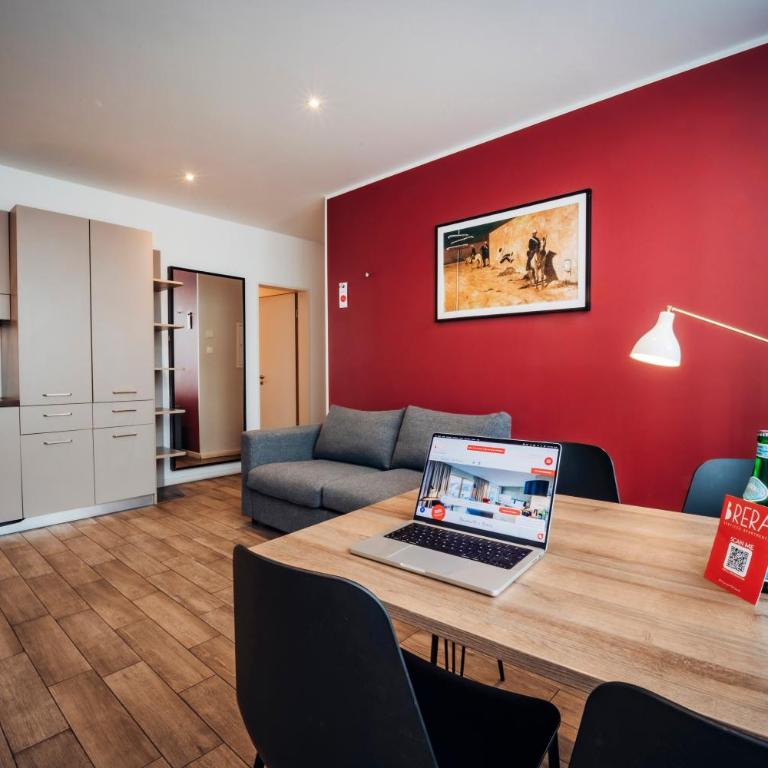 Brera Serviced Apartments Munich West - Appartamento XL con Letto King-Size e Camera da Letto Separata - 4