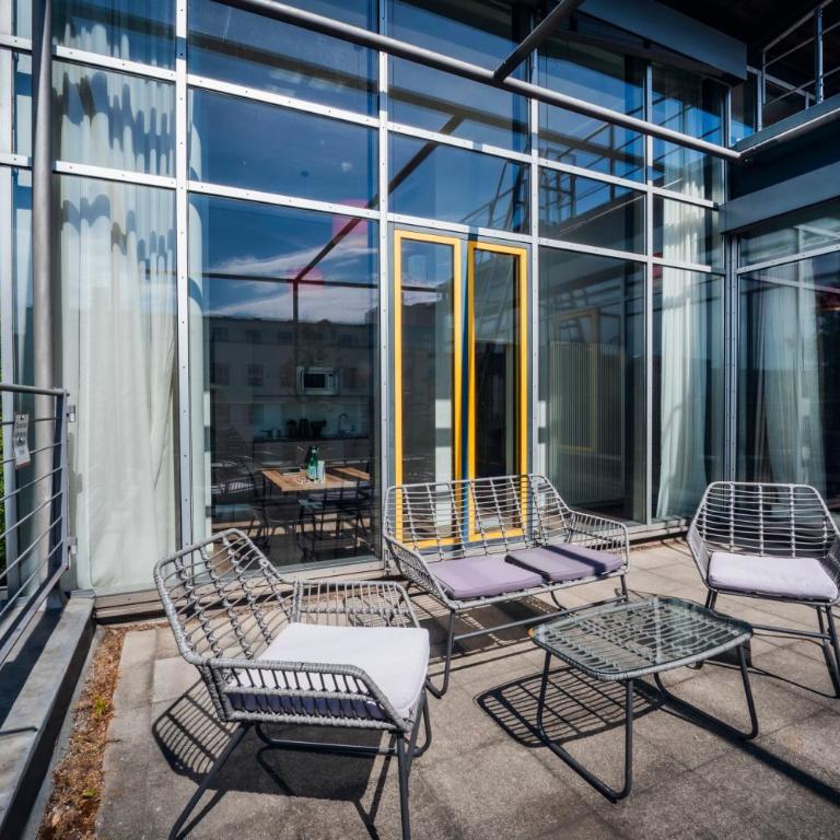 Brera Serviced Apartments Munich West - Appartamento XL con Letto King-Size e Terrazza - 14