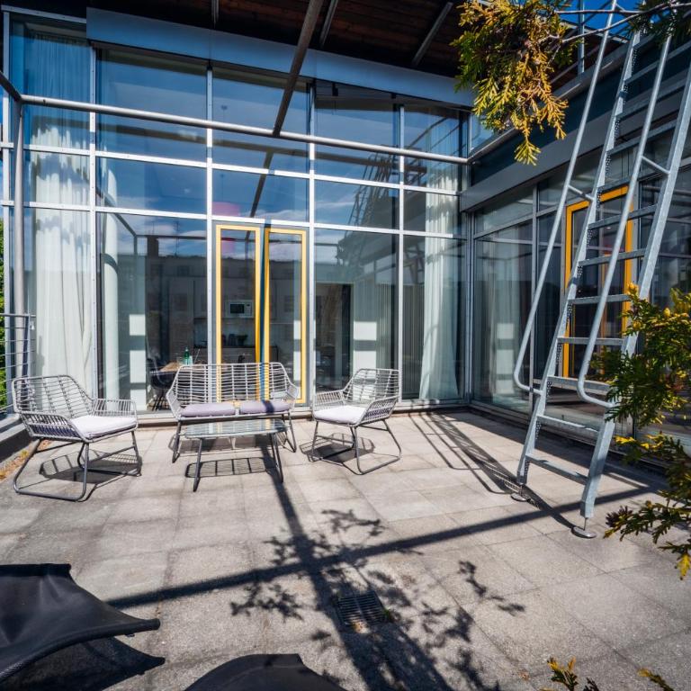 Brera Serviced Apartments Munich West - Appartamento XL con Letto King-Size e Terrazza - 19