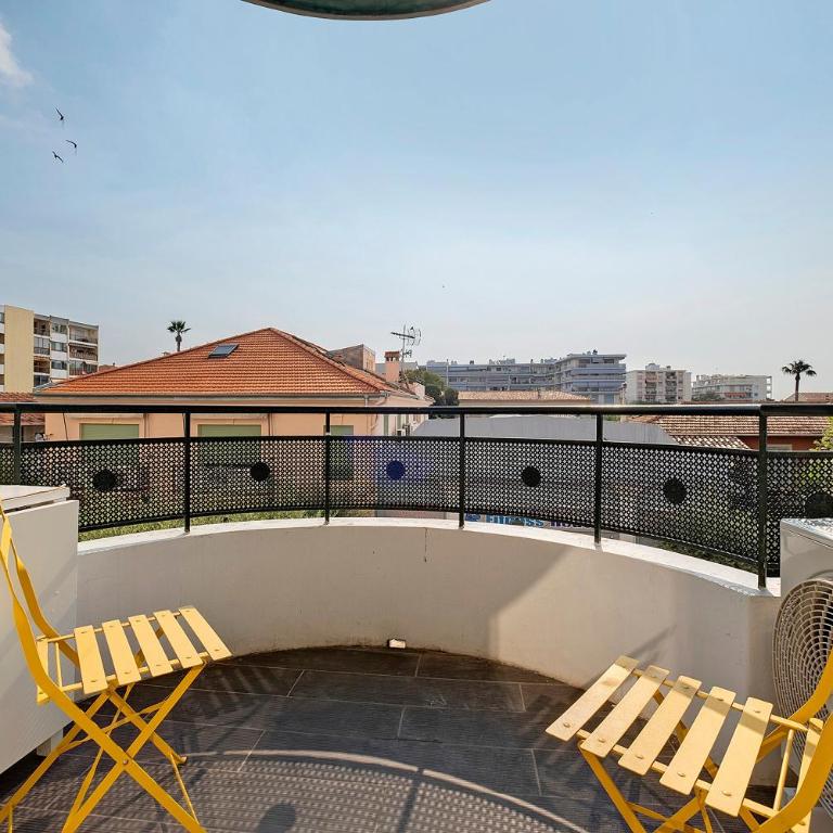 3 pièces proche plages Fr027 - Appartement 2 Chambres Deluxe avec Balcon - 14