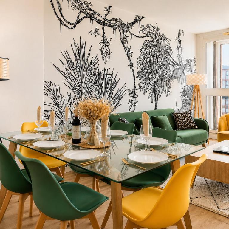 Grand appartement 10 pers, Ventilateur, 5 chambres & Parking gratuit - Apartamento - 16