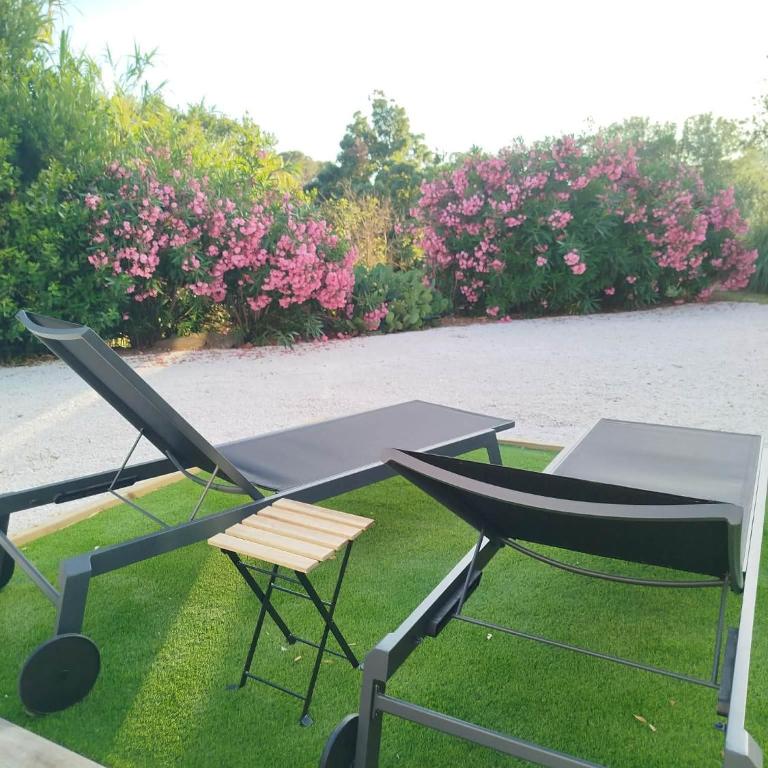 Studio avec terrasse, nature, plage à 15 min à pied - Maison 1 Chambre - 4