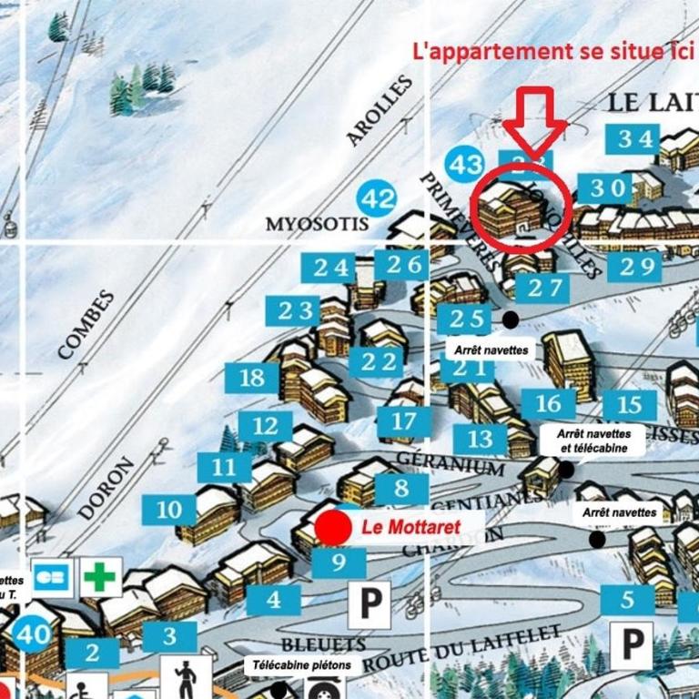Ski-in out Méribel Mottaret - Maison 2 Chambres - 9