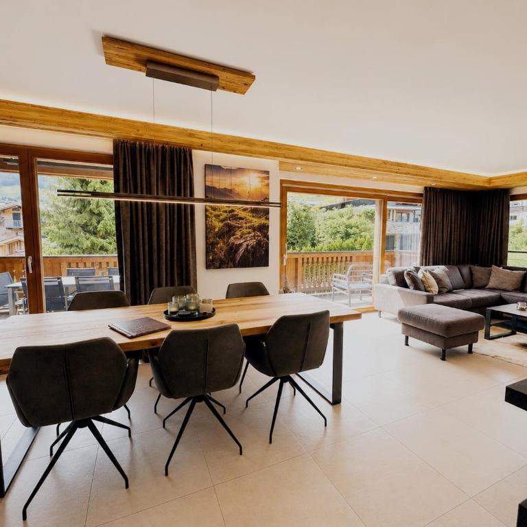Mountain Lodge Leogang-Premium Apartment, Balkon, Bergblick, Kamin, Sauna - Apartment mit 3 Schlafzimmern - 1
