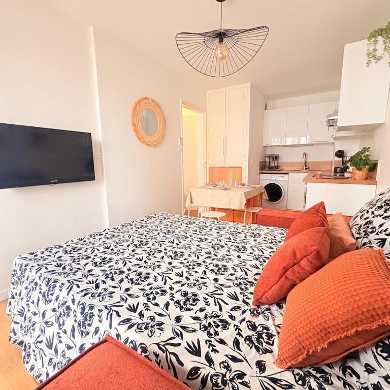 Le Cosy Catalan Lumineux avec Balcon Moulin à Vent - Appartement 1 Chambre avec Balcon - 5