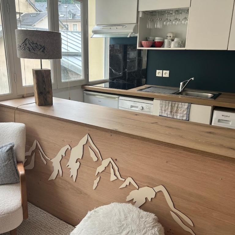 Chez Sabrina et Alain Cozy apartment - mountain view - very central - 4 people - Appartement 1 Chambre - 7