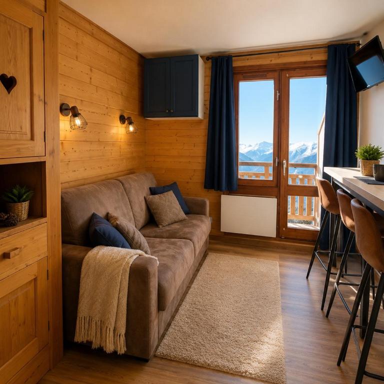 Le Cocon, T1 plus coin montagne vue panoramique, Eclose - Two-Bedroom Apartment - 2