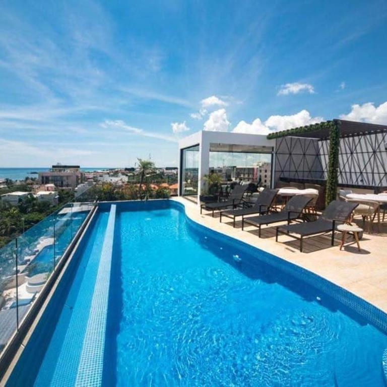 Apartment steps from the beach, rooftop pool, H101 - Apartment mit 1 Schlafzimmer - 8