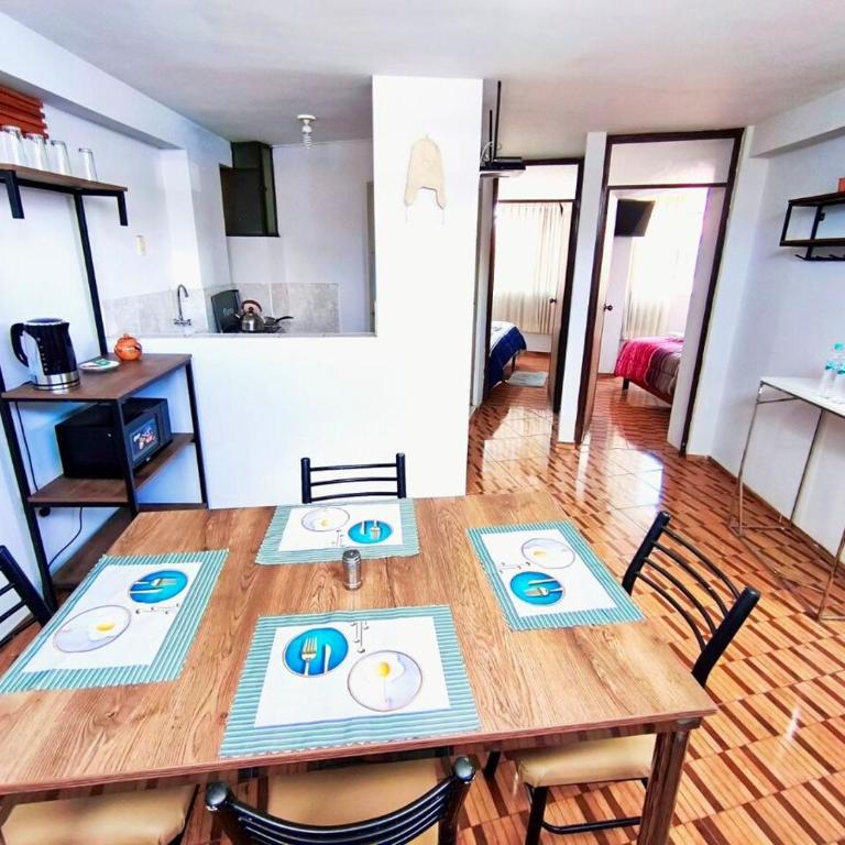 Refugio del Titicaca, centrico, calido y comodo - Two-Bedroom Apartment - 10