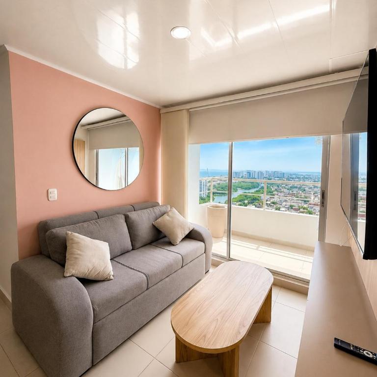 Coastal Blush, Sea View, Terrace & Pool - Three-Bedroom Apartment with Sea View - 42