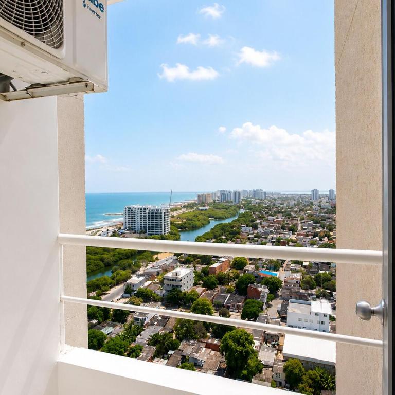 Coastal Blush, Sea View, Terrace & Pool - Three-Bedroom Apartment with Sea View - 13