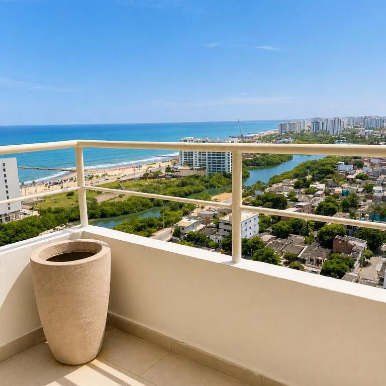 Coastal Blush, Sea View, Terrace & Pool - Three-Bedroom Apartment with Sea View - 3