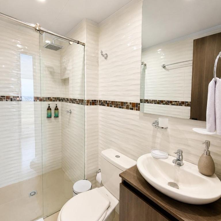 Coastal Blush, Sea View, Terrace & Pool - Three-Bedroom Apartment with Sea View - 24