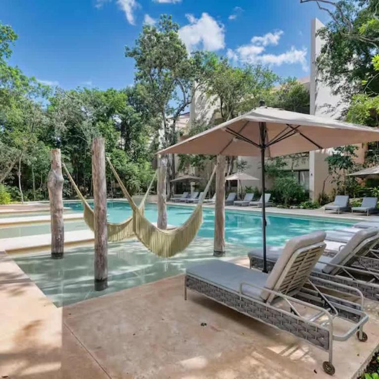 1st Flr Chic Jungle Studio - Priv Pool Steam & Gym - Studio - 1